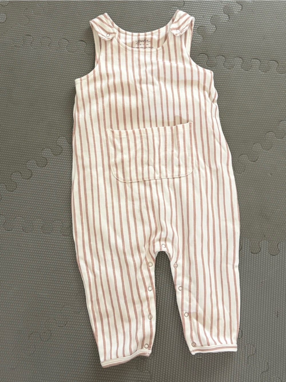 Pehr baby striped onesie 🌹